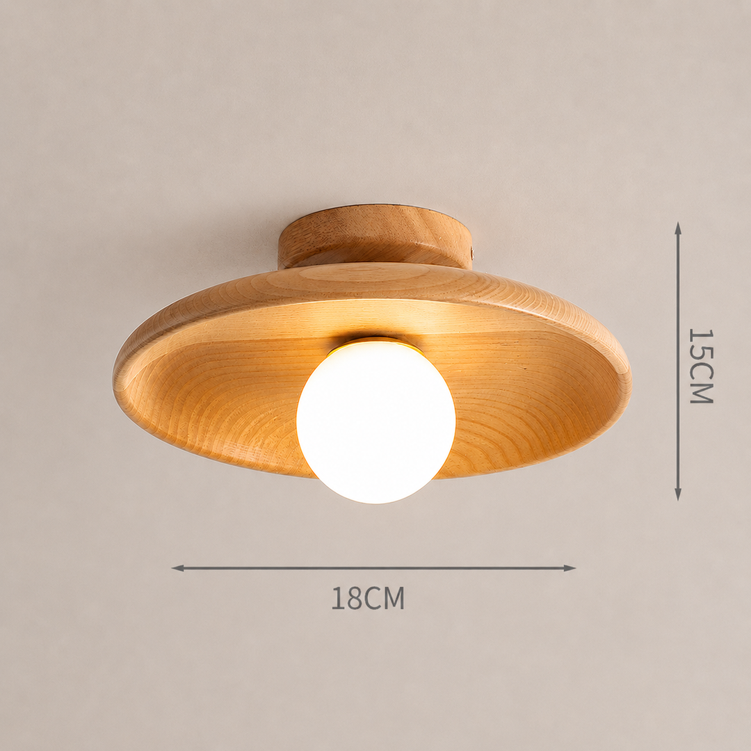 Modern Wooden Ceiling Light