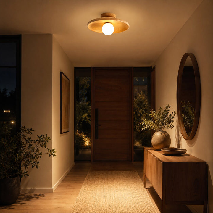 Modern Wooden Ceiling Light