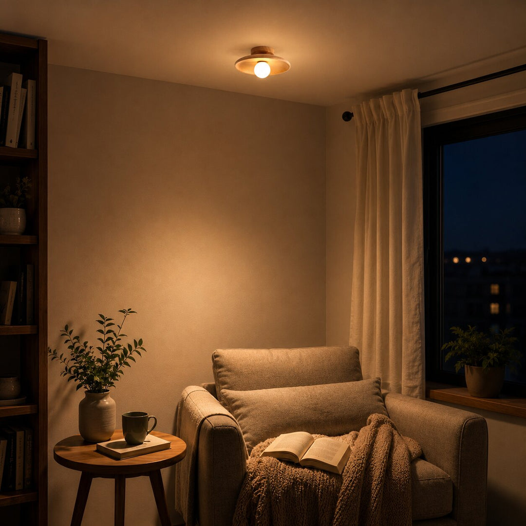 Modern Wooden Ceiling Light