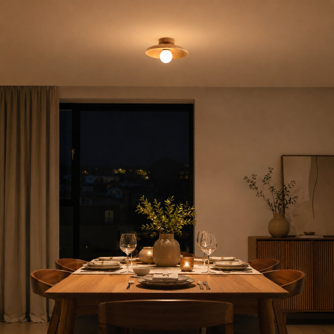 Modern Wooden Ceiling Light