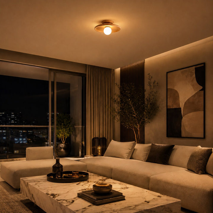 Modern Wooden Ceiling Light