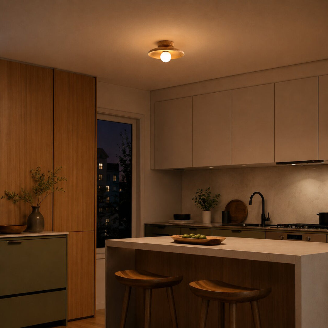 Modern Wooden Ceiling Light