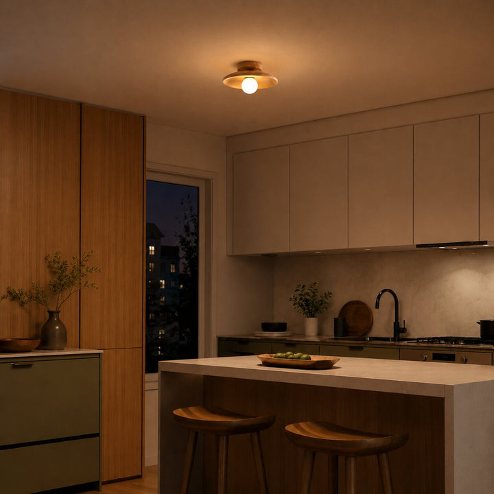 Modern Wooden Ceiling Light