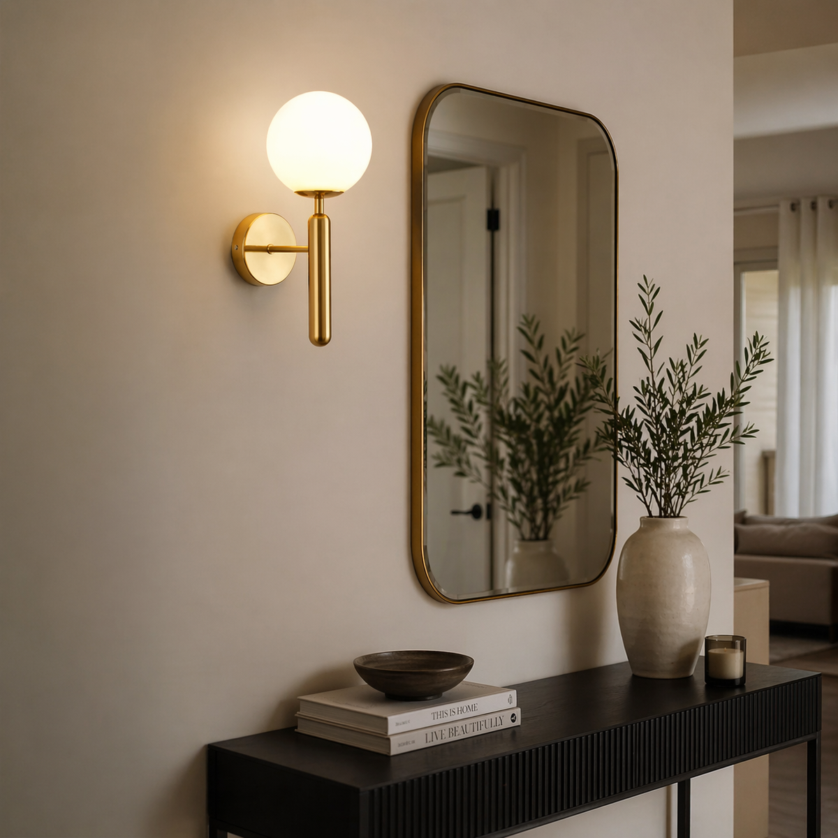 A statement glow that enhances walls and décor